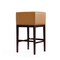 Manhattan Comfort Kingsley Barstool in Camel and Dark Walnut, PK3 3-BS012-CL - alternate 2